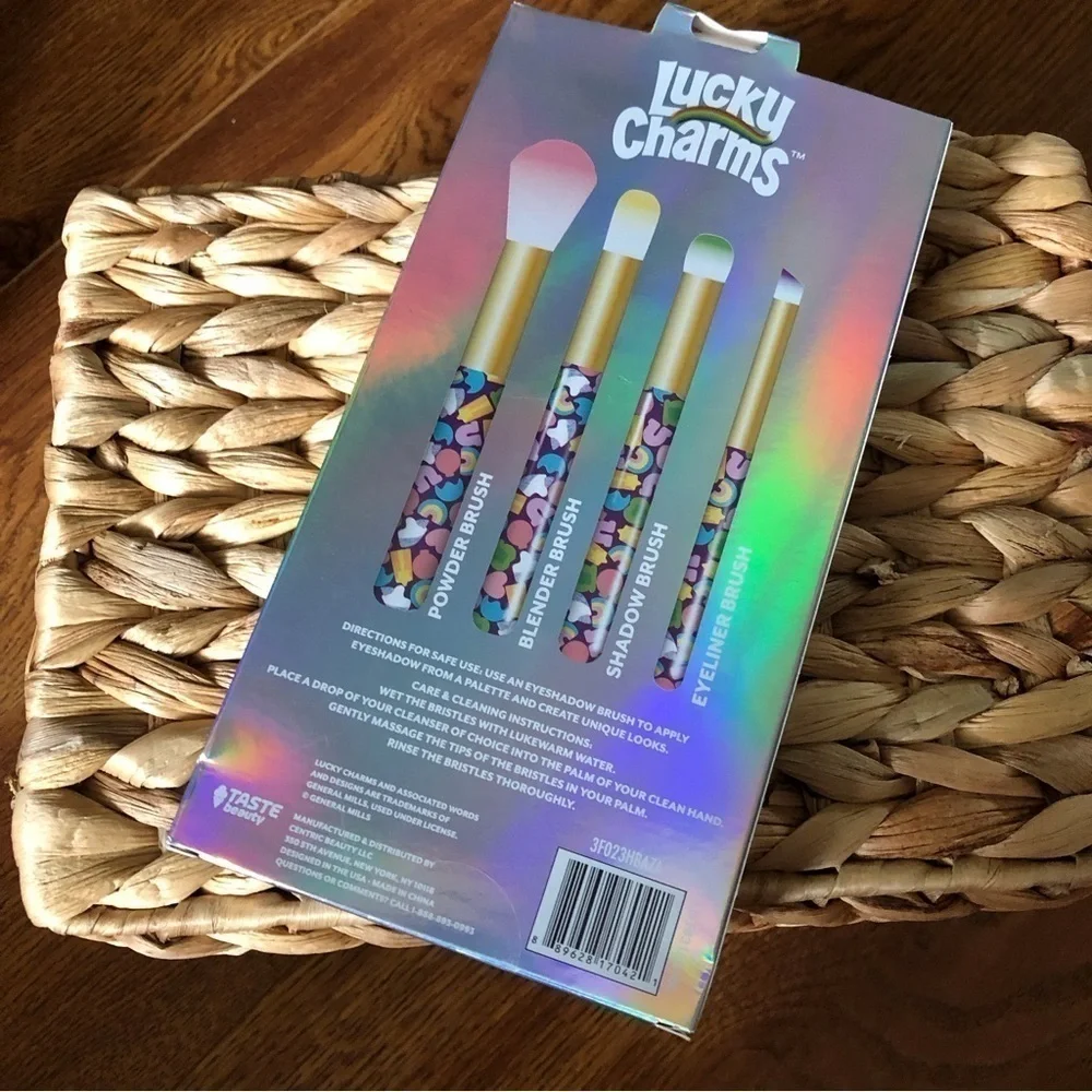 Taste Beauty x Lucky Charms Cosmetic Brush Set